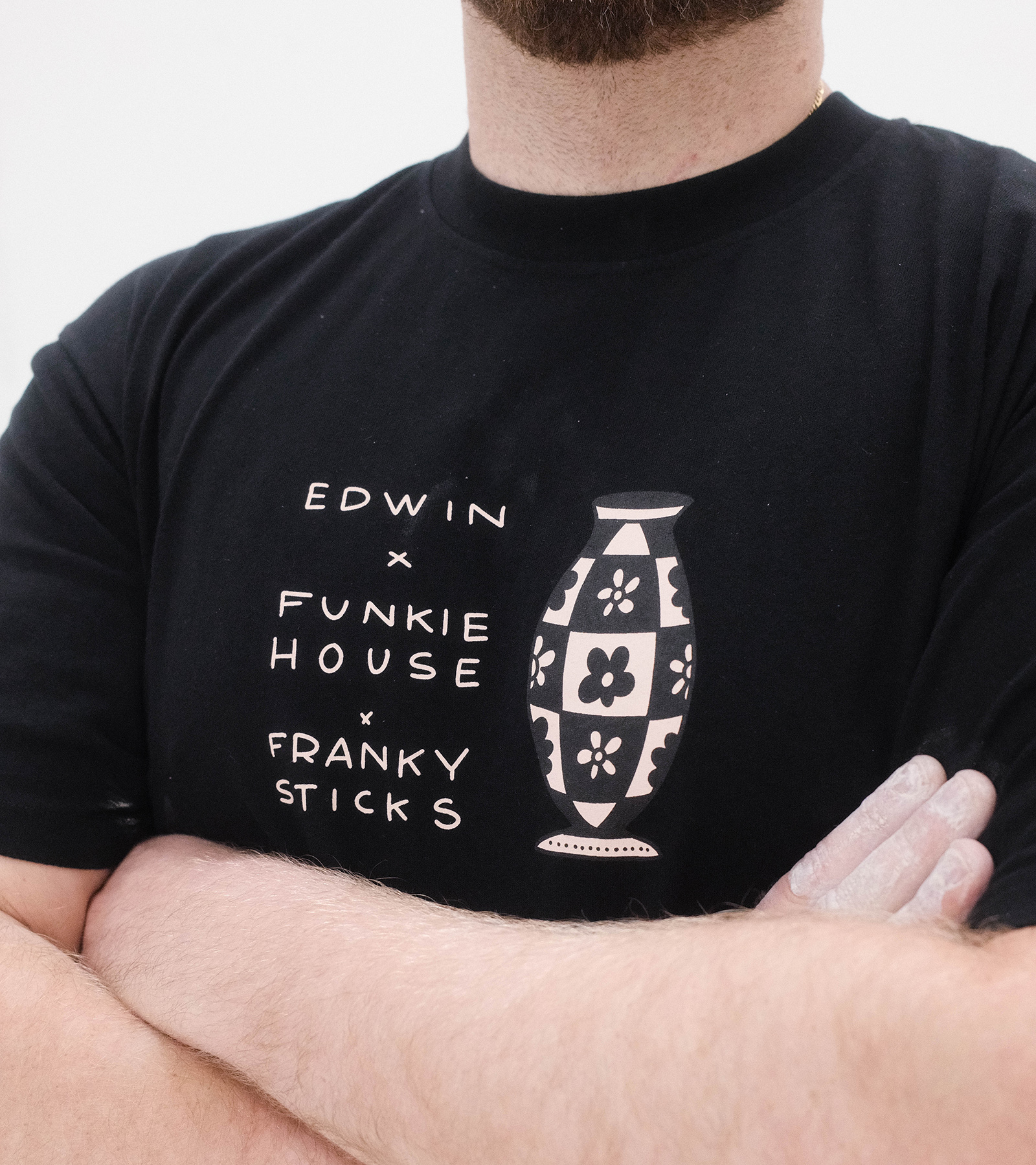 EDWIN - Frankie Sticks - Rotterdam - Funkie House - Collab - T-shirt